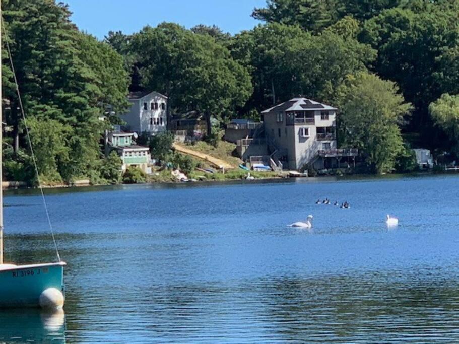 Lake Attitash Waterfront W/ Private Dock Amesbury Esterno foto